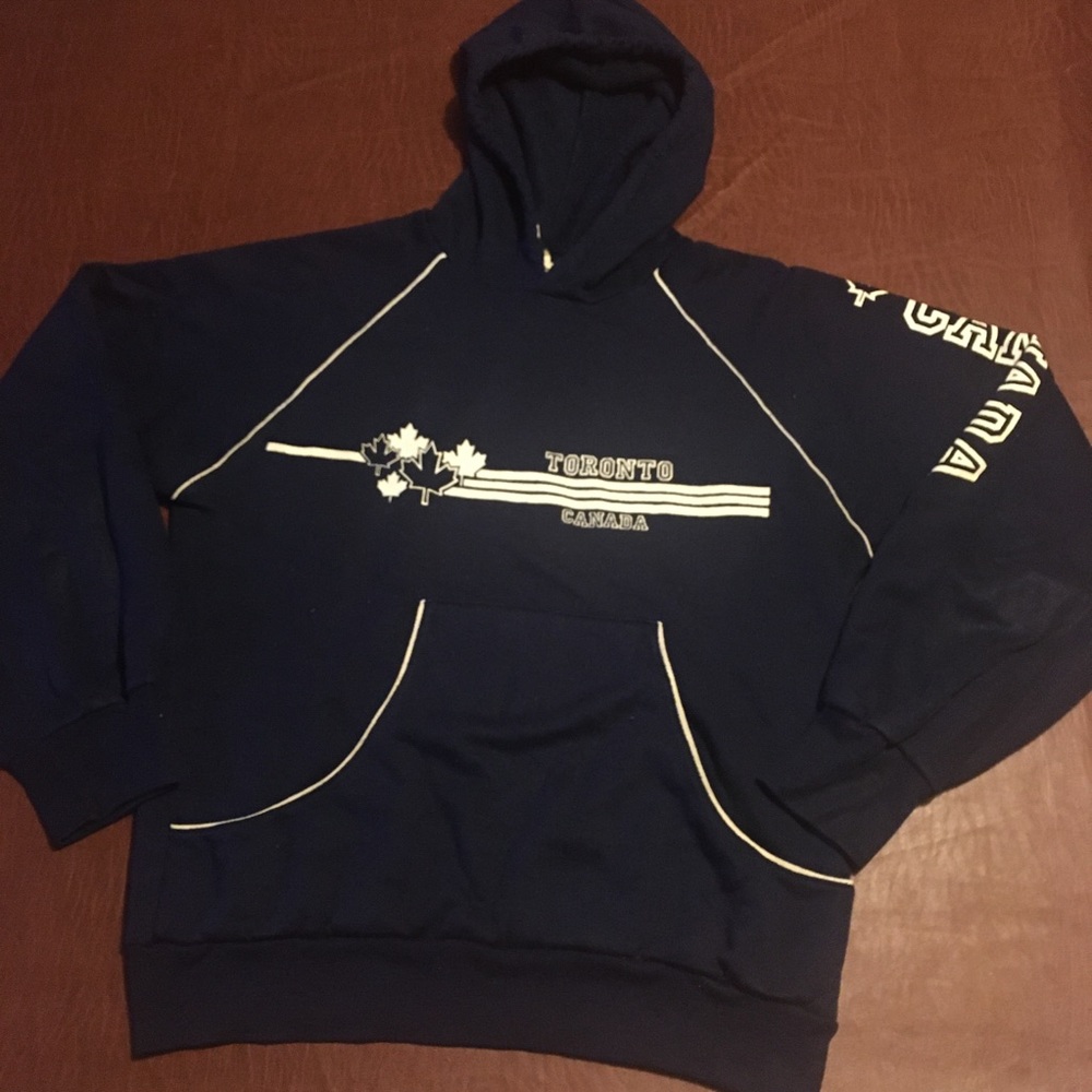 Vtg 80s/90s Toronto Canada Hoodie Sweater